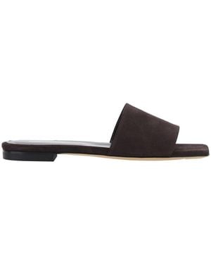 Semicouture Azia Sandals With Shaped Straps - Brown