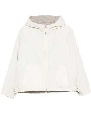 Yves Salomon Neutrals Jackets - White