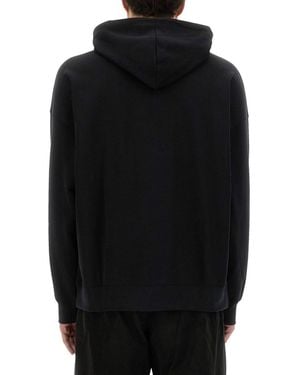 MSGM Hoodie Cotton Sweatshirts - Black