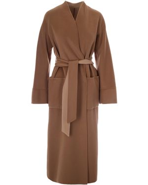 Max Mara Coat Nodo - Brown
