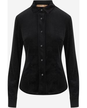 DON'T @ ME Stretch Technical Jersey Shirt Polyester - Black