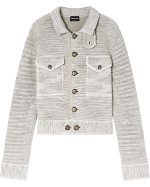Giorgio Armani Blouson Maglia - White