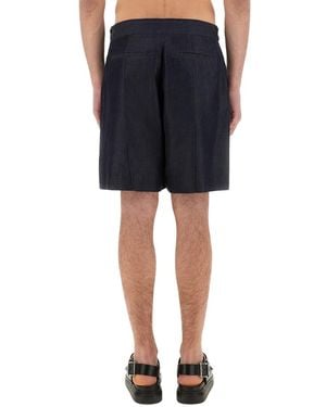 McQueen Denim Shorts Cotton - Black