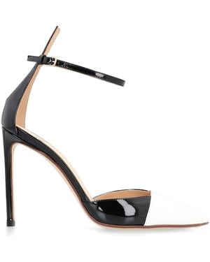 Francesco Russo Patent Leather Heel Sandals - Multicolour