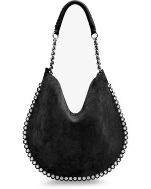 Isabel Marant Oskan Suede Hobo Bag - Black