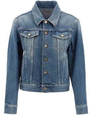 Golden Goose Short Denim Jacket - Blue