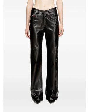 DIESEL Faxu Leather Pants - Black