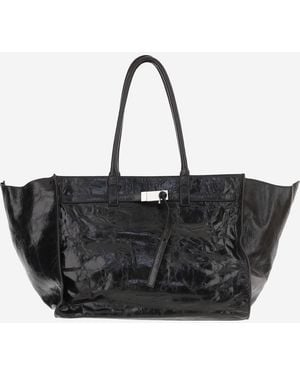Benedetta Bruzziches Weekend Leather Bag - Black