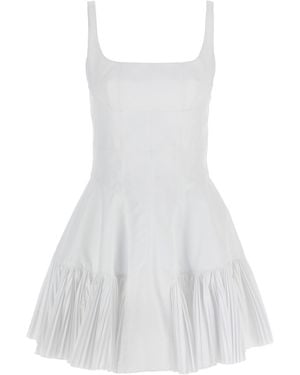 Giovanni bedin Pleated Dress Polyester - White