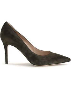 Gianvito Rossi Calf Leather Bos Taurus High Heel Pumps - Multicolor
