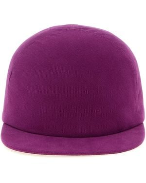 Balenciaga Cotton Drill Hat - Purple