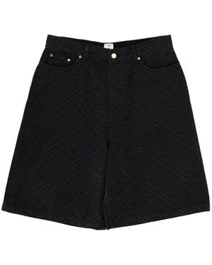 CASABLANCA Logo Shorts - Black