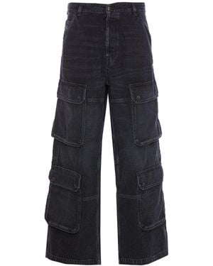 DIESEL D-Touch-Cargo Jeans - Blue