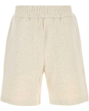 Fendi Cotton Shorts - Natural