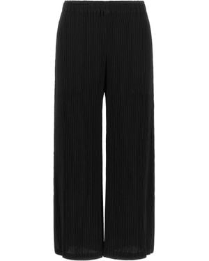 Issey Miyake 'Hatching Bottoms' Pants - Black