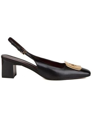 Tory Burch Slingback Pumps Footwear High-Heels - Black