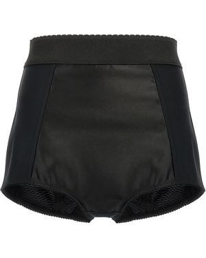 Dolce & Gabbana Satin Culottes - Black