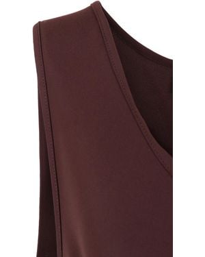 P.A.R.O.S.H. P.A.R.O..H. Sleeveless Blouse Polyester - Purple