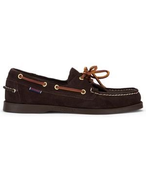 Sebago Boat Shoes Suede Bovine Loafers - Brown