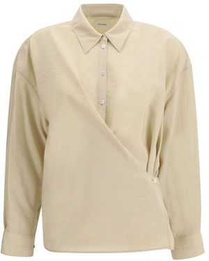 Lemaire Silk Dress Shirt - Natural