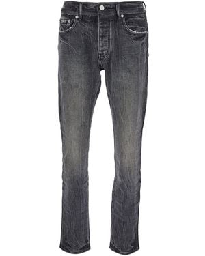 Purple Brand Slim-Fit Stretch Denim Jeans - Grey