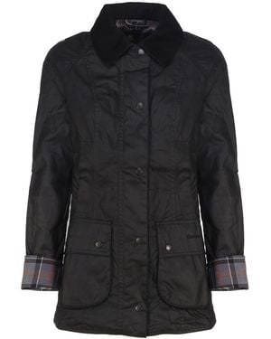 Barbour Bower Wax Jacket - Black