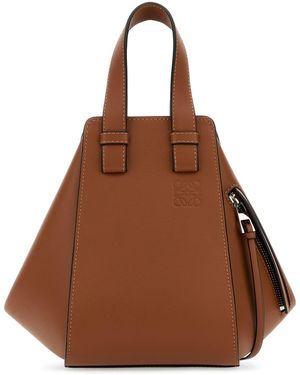 Loewe Hammock Compact Bag - Brown