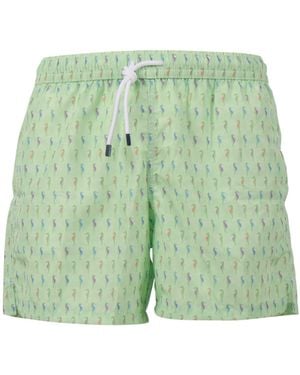 Fedeli Swim Trousers Woven Fabric - Green