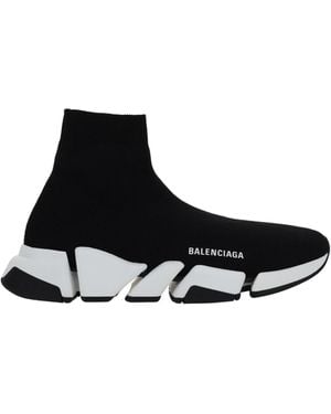 Balenciaga Speed Knit Sock-Style Trainer - Black