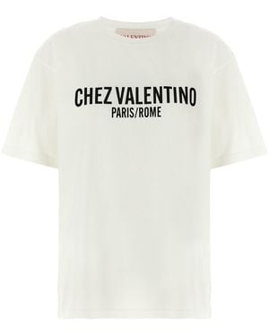 Valentino Garavani Chez T-Shirt Cotton - White