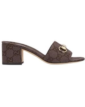 Gucci Flat Shoes Lea - Brown