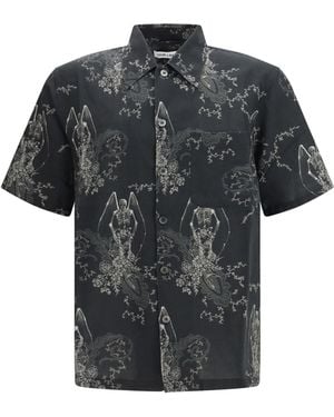 Our Legacy Every Printed Shirt Cotton; Linen - Grey