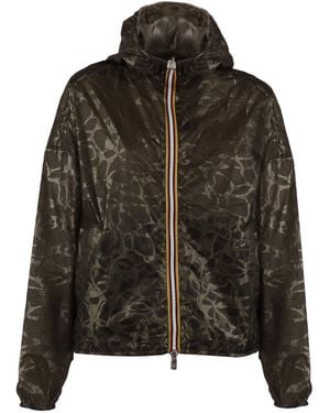 K-Way Laurette Super Light Lami Double Jacket - Brown