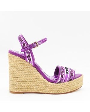 Dolce & Gabbana Majolica Espadrillas - Purple