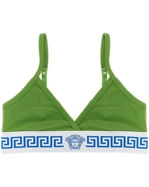 Versace Medusa Bra Cotton Intimo - Green