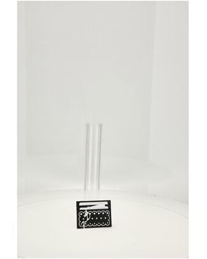 Dior Card Holder Polka Wallets & Purses - White