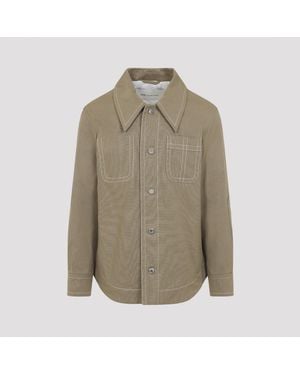 Ami Paris Ami Worker Buttoned Jacket Cotton - Green