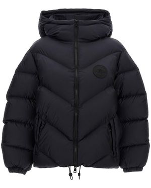 Elisabetta Franchi Oversized Down Jacket - Blue