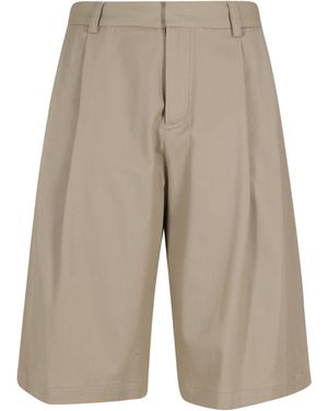 Tela Bermuda Lake Cotone Elastan Fodera: Short - Natural