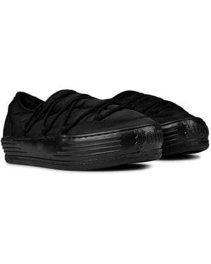 Palm Angels Snow Puffed Logo Sneakers Shoes - Black