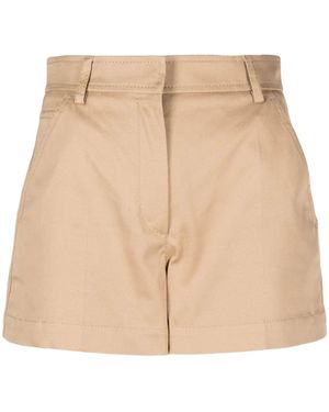Valentino Rockstud High-Waisted Shorts - White