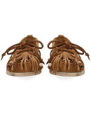 Golden Goose Moccasin Cruise Leather Cow Loafers - Brown