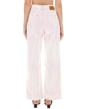 Ganni Isey Relaxed Fit Jeans Organic Cotton - Pink