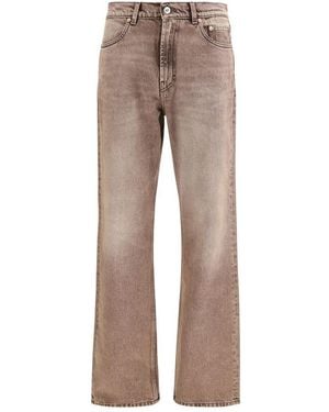 Our Legacy Multicolour Cotton Bootcut Jeans - Grey
