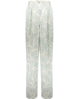 Lanvin Viscose Trousers - White