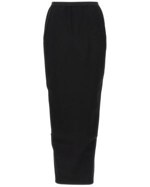 Rick Owens 'Soft Pillar Long' Skirt - Black