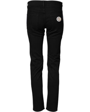 Dolce & Gabbana Cotton Stretch Skinny Denim Trouser Jeans Elastane - Black