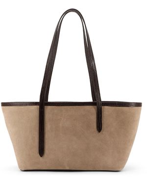 Atp Atelier Bags Suede Printed Lizard - White