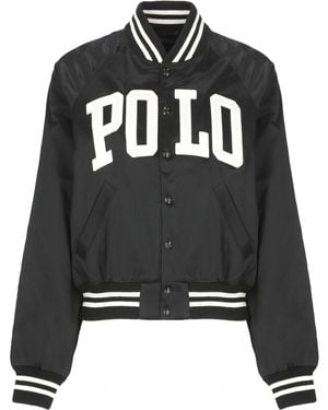 Ralph Lauren Logoed Bomber Jacket - Black