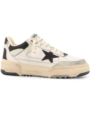 Golden Goose Forty 2 Leather Sneakers - White